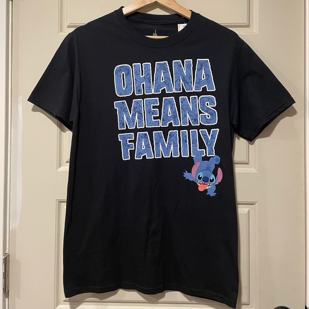 Disney Parks Adult Lilo & Stitch Ohana Means Family T-Shirt